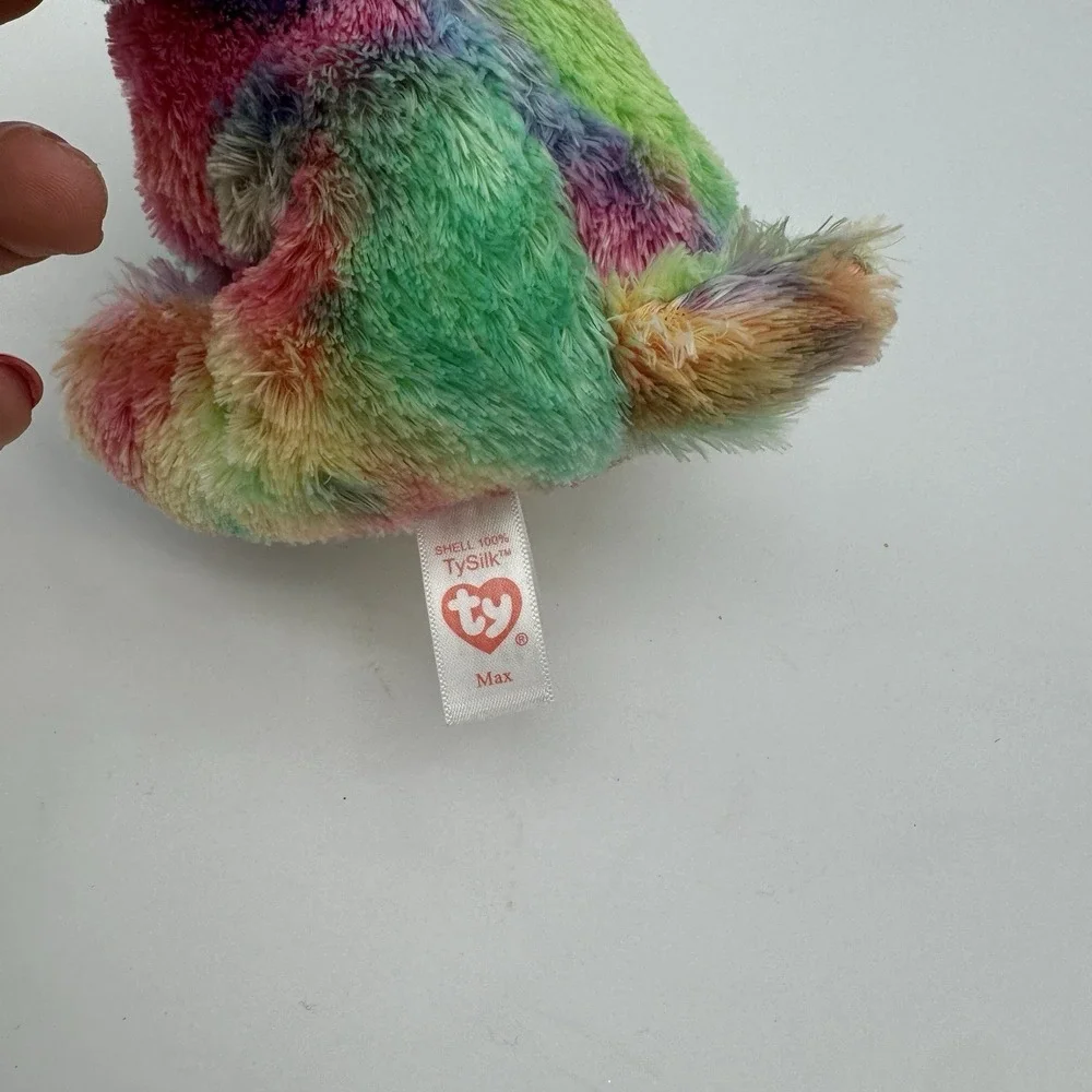 Ty Beanie Babies Max The Dog Colorful Autism Awareness Plush‎ 2012 MWMT